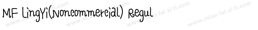 MF LingYi(Noncommercial) Regular字体转换